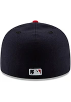 New Era Cleveland Guardians Mens Navy Blue MLB AC 59FIFTY Fitted Hat