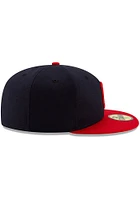 New Era Cleveland Guardians Mens Navy Blue MLB AC 59FIFTY Fitted Hat