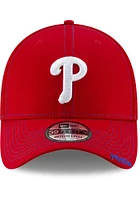 New Era Philadelphia Phillies Mens Red Team Neo 39THIRTY Sport Flex Hat