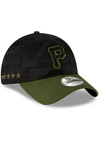 New Era Pittsburgh Pirates Core Classic Replica 9TWENTY Adjustable Hat - Black