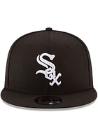 New Era Chicago White Sox Black Replica Basic 9FIFTY Mens Snapback Hat