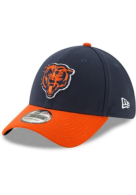 New Era Chicago Bears Mens Navy Blue Team Classic 39THIRTY Sport Flex Hat