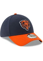 New Era Chicago Bears Mens Navy Blue Team Classic 39THIRTY Sport Flex Hat