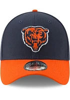New Era Chicago Bears Mens Navy Blue Team Classic 39THIRTY Sport Flex Hat
