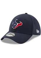 New Era Houston Texans Mens Navy Blue Team Classic 39THIRTY Design Flex Hat