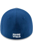 New Era Indianapolis Colts Mens Blue Team Classic 39THIRTY Flex Hat