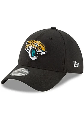 New Era Jacksonville Jaguars Mens Black Team Classic 39THIRTY Flex Hat