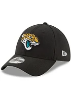 New Era Jacksonville Jaguars Mens Black Team Classic 39THIRTY Flex Hat