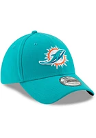 New Era Miami Dolphins Mens Teal Team Classic 39THIRTY Flex Hat