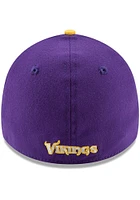 New Era Minnesota Vikings Mens Purple Team Classic 39THIRTY Flex Hat