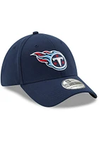 New Era Tennessee Titans Mens Navy Blue Team Classic 39THIRTY Flex Hat