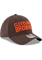 New Era Cleveland Browns Brown JR Team Classic 39THIRTY Youth Flex Hat