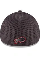 New Era Buffalo Bills Mens Grey Grayed Out Neo 39THIRTY Flex Hat