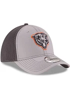 New Era Chicago Bears Mens Grey Grayed Out Neo 39THIRTY Flex Hat