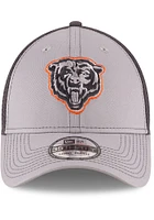 New Era Chicago Bears Mens Grey Grayed Out Neo 39THIRTY Flex Hat