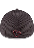 New Era Houston Texans Mens Grey Grayed Out Neo 39THIRTY Flex Hat