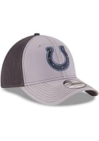 New Era Indianapolis Colts Mens Grey Grayed Out Neo 39THIRTY Flex Hat