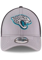 New Era Jacksonville Jaguars Mens Grey Grayed Out Neo 39THIRTY Flex Hat