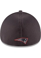 New Era England Patriots Mens Grey Grayed Out Neo 39THIRTY Flex Hat