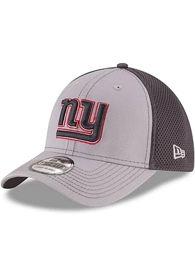 New Era York Giants Mens Grey Grayed Out Neo 39THIRTY Flex Hat