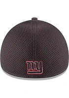 New Era York Giants Mens Grey Grayed Out Neo 39THIRTY Flex Hat