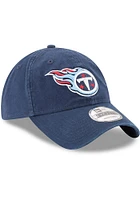 New Era Tennessee Titans Core Classic 9TWENTY Adjustable Hat - Navy Blue