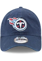 New Era Tennessee Titans Core Classic 9TWENTY Adjustable Hat - Navy Blue