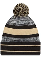 New Era New Orleans Saints Black Cuff Pom Mens Knit Hat