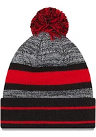 New Era Atlanta Falcons Black Cuff Pom Mens Knit Hat