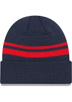New Era New England Patriots Navy Blue Basic Cuff Mens Knit Hat