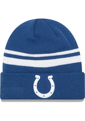 New Era Indianapolis Colts Blue Basic Cuff Mens Knit Hat