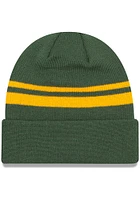 New Era Green Bay Packers Green Basic Cuff Mens Knit Hat
