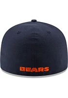 New Era Chicago Bears Mens Navy Blue Basic 59FIFTY Fitted Hat