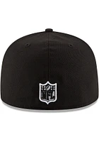 Brownie  New Era Cleveland Browns Mens Black White 59FIFTY Fitted Hat