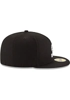 Brownie  New Era Cleveland Browns Mens Black White 59FIFTY Fitted Hat