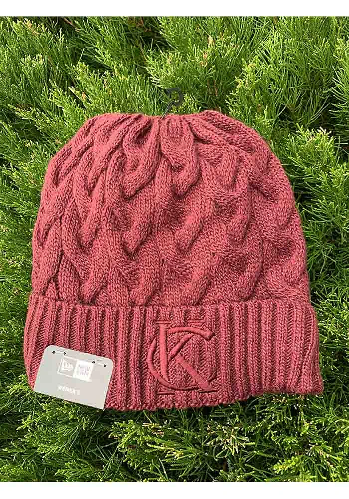 New Era Kansas City Monarchs Maroon Soft Sherpa Ponytail Cuff Womens Knit Hat