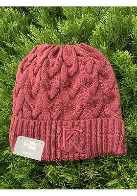 New Era Kansas City Monarchs Maroon Soft Sherpa Ponytail Cuff Womens Knit Hat
