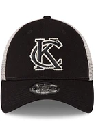 New Era Kansas City 2T Meshback 9TWENTY Adjustable Hat - Black