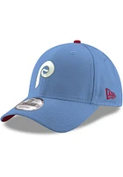 New Era Philadelphia Phillies Retro 9FORTY Adjustable Hat - Light Blue