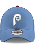 New Era Philadelphia Phillies Retro 9FORTY Adjustable Hat - Light Blue