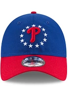 New Era Philadelphia Phillies 2T Alt 9TWENTY Adjustable Hat - Blue