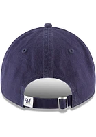 New Era Milwaukee Brewers Core Classic Replica 9TWENTY Adjustable Hat - Navy Blue