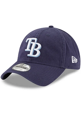 New Era Tampa Bay Rays Core Classic Replica 9TWENTY Adjustable Hat - Navy Blue