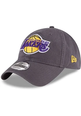 New Era Los Angeles Lakers Core Classic 9TWENTY Adjustable Hat - Graphite