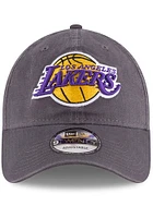 New Era Los Angeles Lakers Core Classic 9TWENTY Adjustable Hat - Graphite
