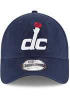 New Era Washington Wizards Core Classic 9TWENTY Adjustable Hat - Navy Blue