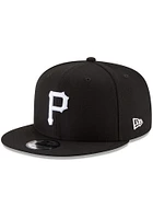 New Era Pittsburgh Pirates Black Basic 9FIFTY Sport Mens Snapback Hat