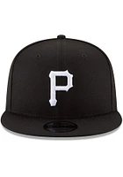New Era Pittsburgh Pirates Black Basic 9FIFTY Sport Mens Snapback Hat