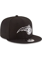 New Era Orlando Magic Black 9FIFTY Mens Snapback Hat