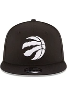 New Era Toronto Raptors Black 9FIFTY Mens Snapback Hat